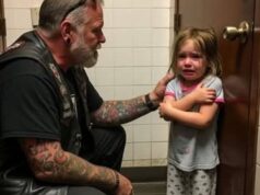 Bikers Surrounded The Crying Girl At The Gas Station And Everyone Called 911