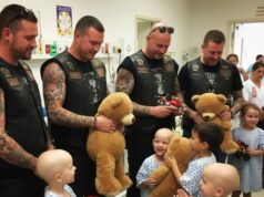 15 Bikers Invaded The Pediatric Ward At 3 AM Carrying Teddy Bears And Toy Motorcycles