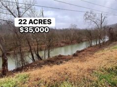 22+ Acres of Tranquility and Potential. $35,000