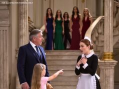 Billionaire invites models so his daughter can choose a mother — but she chooses the cleaning lady.