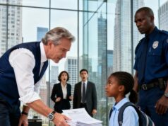 “If your daughter can translate this contract, I will double your salary” – The billionaire contemptuously said to the black gatekeeper, but unexpectedly the girl’s talent surprised him..