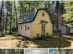 Peaceful Two-Story Log Cabin Retreat Nestled on 2.2 Wooded Acres