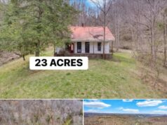 Scenic 23.61-Acre Hilltop Property in Liberty, Tennessee – Rustic Farmhouse, Natural Springs & Endless Potential