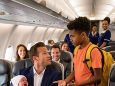 A billionaire’s baby kept crying on the plane—until a destitute black boy did the unthinkable…
