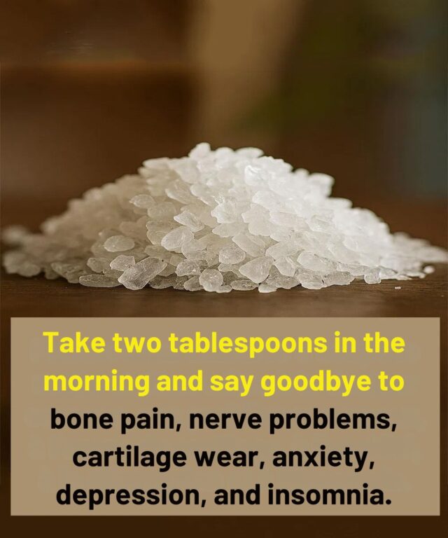 Two tablespoons in the morning and say goodbye to bone pain, nerve problems, cartilage wear, anxiety, depression and insomnia (link in comments)