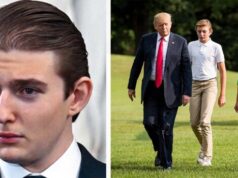 Barron Trump’s heartbreaking hidden gesture in family photos with Melania and Donald