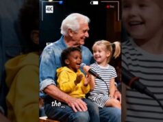 A wonderful choir, a joyful grandfather, a happy family