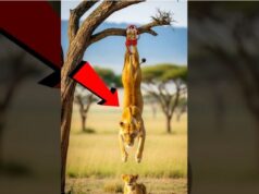 Tiny Lion Cub Saves Mom With Help of Rhino!