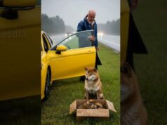 Old Man Saves Abandoned Dogs From The Rain!