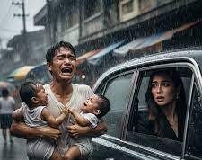 The Billionaire’s Secret: On a rainy afternoon, a lonely widow stumbled upon something that would shatter everything she thought she knew — uncovering a hidden family and a betrayal buried for years.