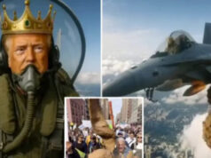 Trump posts disturbing AI video of himself dropping poop on No King protestors