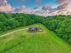 104-Acre Mountain Ridge Home in Lewisburg, Tennessee