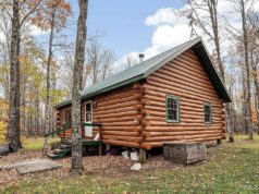 Log Cabin with 80 Acres in Crystal Falls, Michigan