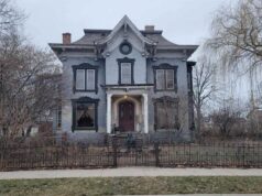 1869 Second Empire Style House With Original Details & Carriage House Lists For Just $139,900!