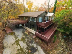Lake-View Country Retreat with Modern Upgrades & Wooded Setting. $182,500
