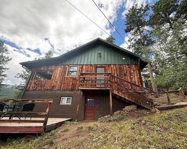 1 Furnished cabin in Colorado! Includes snow blower. $299,900. To see inside, look in comments.