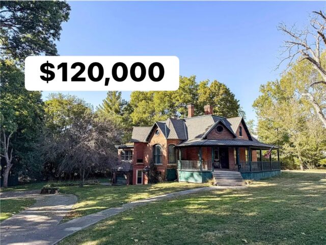 1 Historic Victorian Home on 3 Acres that stretch to the Vermilion River. To see inside, look down below.