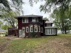 Unique staircase! Circa 1900 in Oklahoma. $250,000