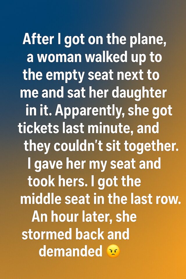 Full story in the first comment 👇👇 A Mother’s Worry, a Stranger’s Patience, and a Meaningful Flight