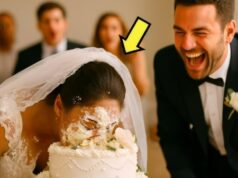 He Pushed My Face Into the Wedding Cake — Everyone Laughed… Until My Brother Stepped In and Flipped the Moment