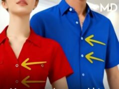 The Interesting History Behind Women’s Shirt Button Placement