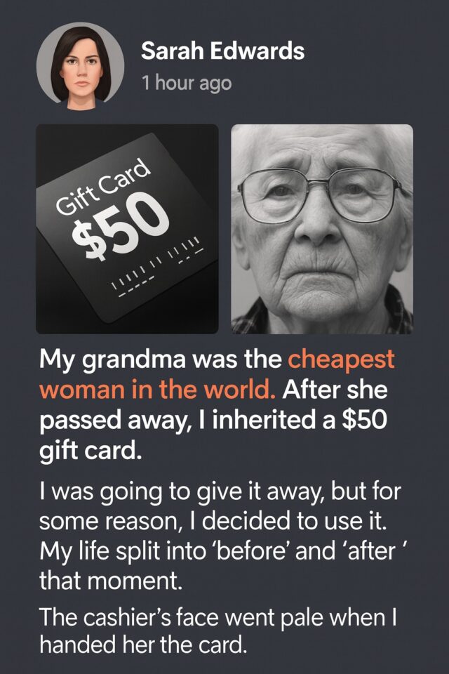 ⬇️⬇️ How a $50 Card Helped Me Understand My Grandma’s Love
