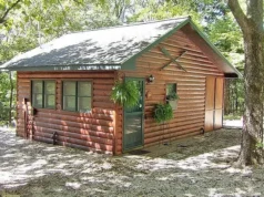 Charming Furnished Log Cabin Retreat in a Private Fishing Community