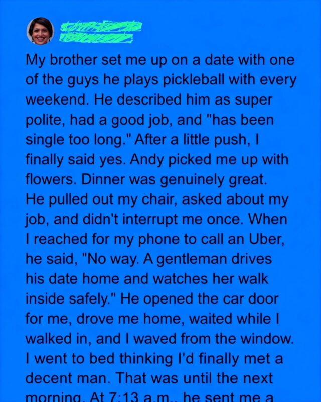 Full story in the first comment 👇👇 The Date That Changed Everything A Gentle Start to Something Real