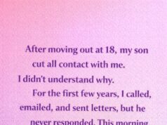 What Happened After Years Without Contact