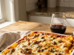 A Comforting Cheesy Beef and Potato Casserole for Cozy Family Meals