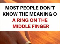 What Wearing a Ring on the Middle Finger Can Represent