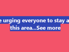 Police are urging everyone to stay away from this area! See it!