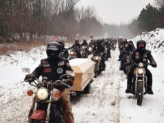 37 Bikers Rode 1,200 Miles Through A Blizzard To Bring a Dying Soldier Home