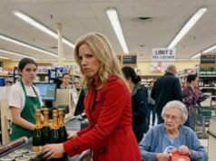 An Entitled Woman with a Full Cart Cut in Front of My Mom’s Wheelchair at the Supermarket – What Came over the Intercom Made Her Freeze