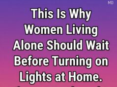 A Simple Nighttime Safety Tip for People Living Alone