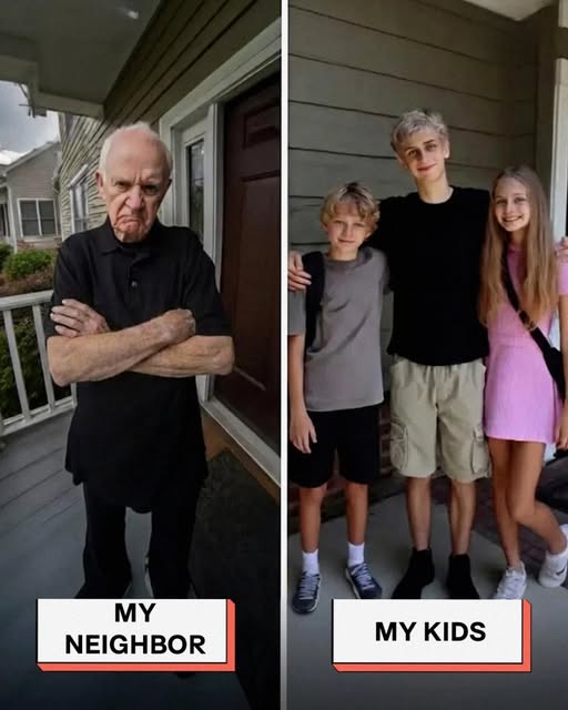 My Grumpy Neighbor Yelled at My Kids for 10 Years, When He Died, His Daughter Showed Up with a Box That Left Me Trembling!