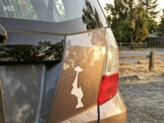 Why an Upside-Down Sticker Has Become Popular Among Some Drivers