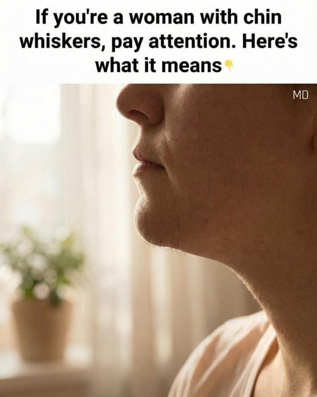What your chin whiskers could tell you about your health…😲 See more 👇👇