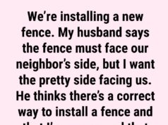 Which Fence Side Is Meant to Face Your Neighbor?