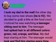 When Generations Meet: A Heartwarming Moment at the Food Court