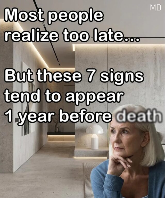 7 silent ailments that appear a year before d;eath. 🤔😱... See more