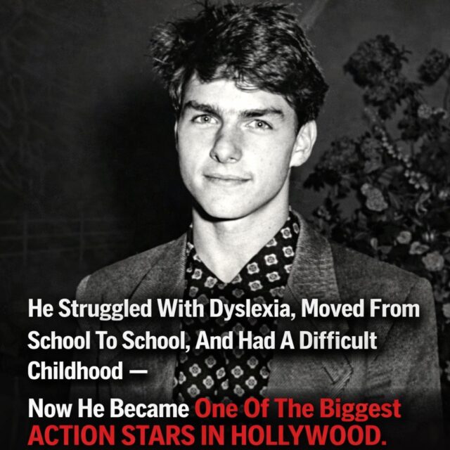 From Struggling With Dyslexia...To Hollywood Superstar. Who is he- 🤔 Name in the comments.