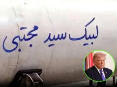 Iran sends chilling message on side of missile after Trump threat