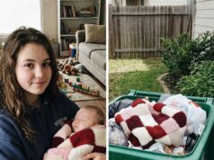I Knitted a Blanket from My Late Moms Sweaters for My Baby Brother – My Stepmother Threw It in the Dumpster, but Then My Grandma Made Her Regret It!