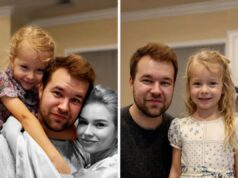 I Sewed My Daughter a Dress for Her Kindergarten Graduation from My Late Wifes Silk Handkerchiefs – A Rich Classmate Mom Called Me Pathetic, but What Happened Next the Whole Town Would Never Forget