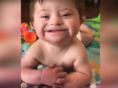Adopted Baby With Down Syndrome Goes Viral After Smiling For Mom