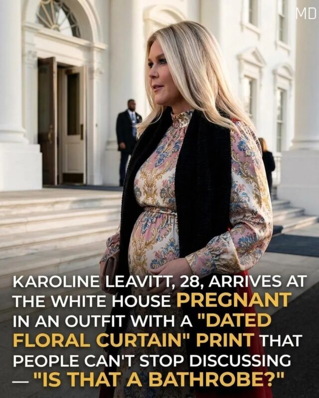 Karoline Leavitt is just months away from welcoming baby number two. 👶 She's staying active—but her latest appearance is what people can't stop discussing. 👀 What's your opinion on her look- 🤔 ⬇️
