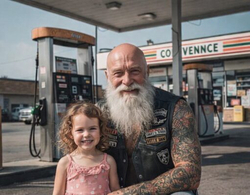 Little Girl Tugged My Vest at the Gas Station and Asked if I Could Be Her Daddy