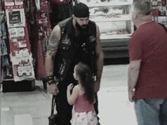 Mute Girl Ran To Scary Biker At Walmart Because She Knew His Secret!!
