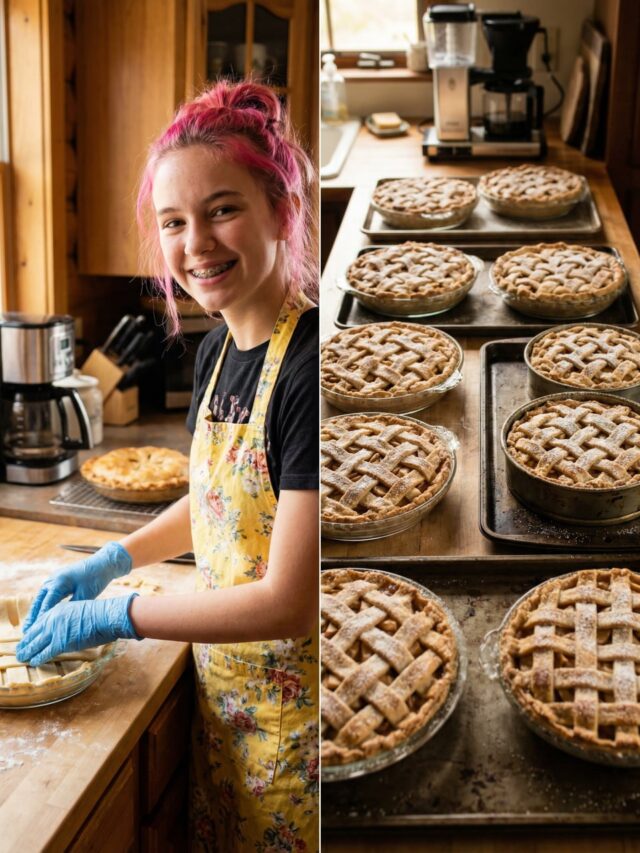 My 14-Year-Old Daughter Baked 40 Apple Pies for the Local Nursing Home – I Started Shaking When Two Armed Officers Knocked on My Door at Dawn